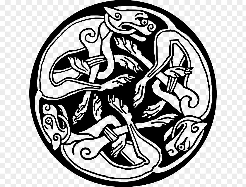 Celtic Symbols Hounds Greyhound Borzoi Celts Knot PNG