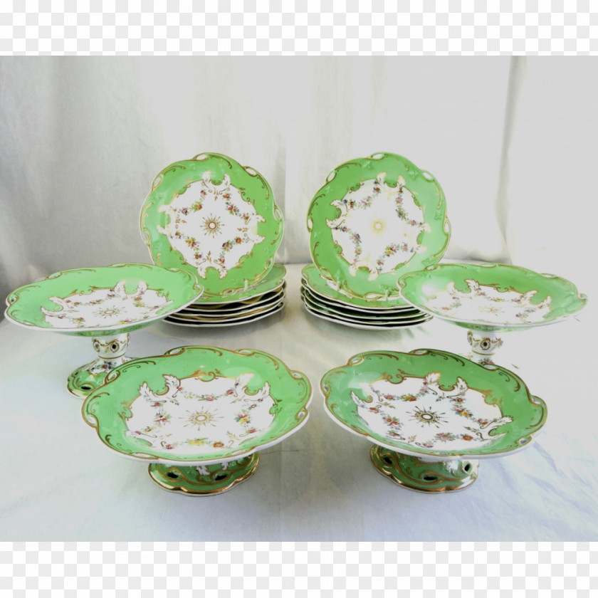 English Cake Bernardi's Antiques Porcelain Ceramic Platter PNG