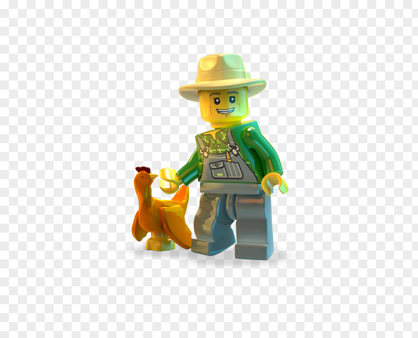 Farmer Lego City Undercover: The Chase Begins Wii U PNG