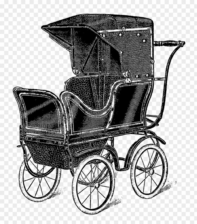 Horse Baby Transport Carriage Coachman Wagon PNG