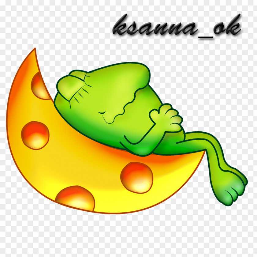 Cartoon Frog Fruit Clip Art PNG