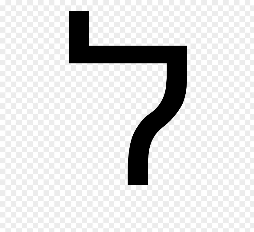 Hebrew Alphabet Lamedh Letter PNG