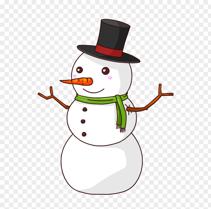 Snowman Cartoon Clip Art PNG