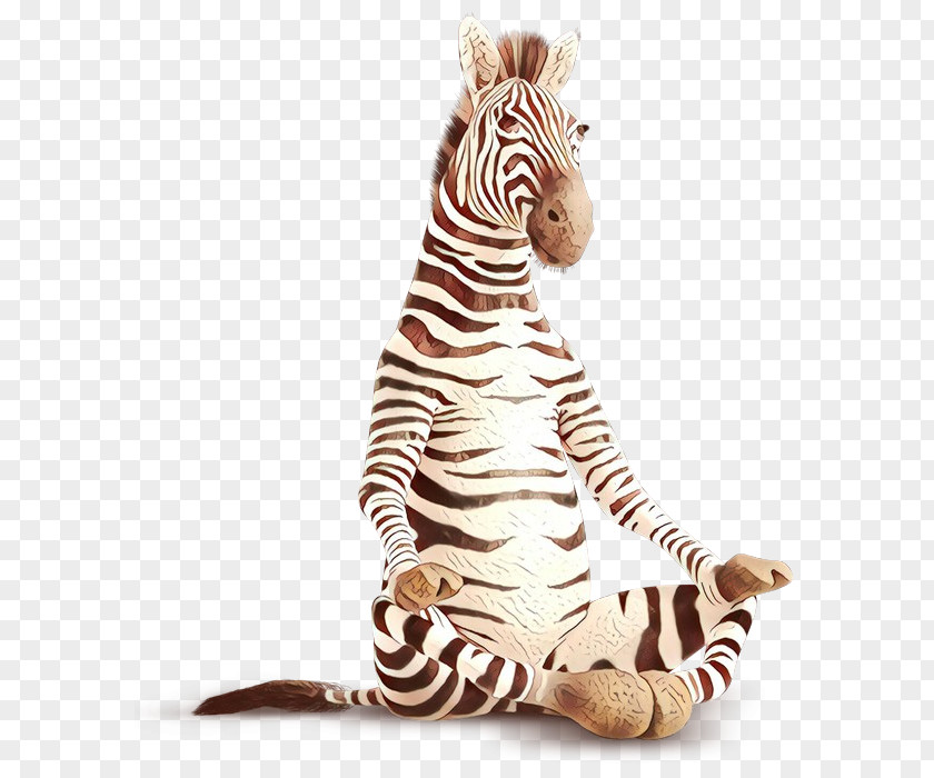 Toy Stuffed Zebra Cartoon PNG