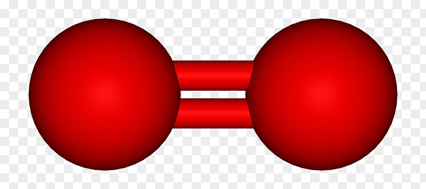 Ball-and-stick Model Dioxygen Chemistry Molecule PNG