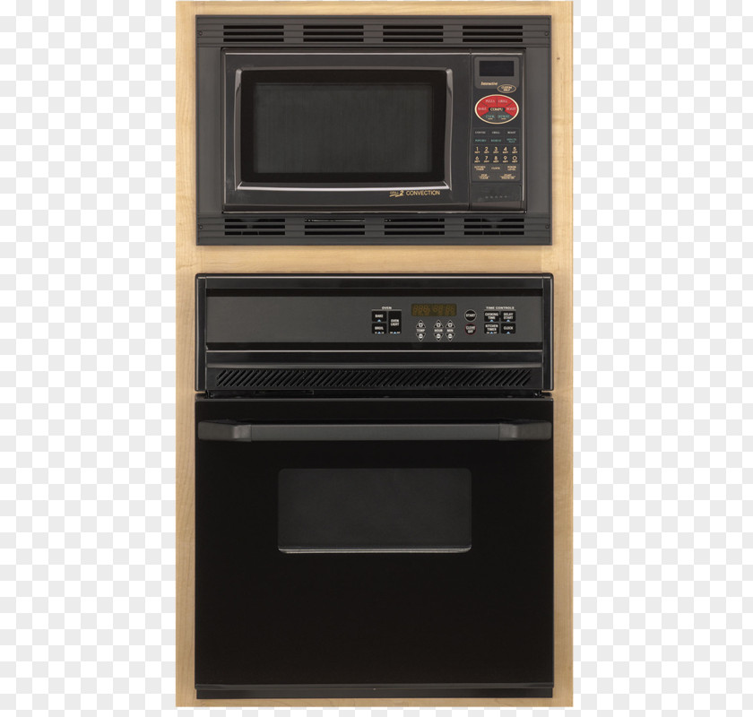 Black Microwave Oven Kitchen Home Appliance PNG