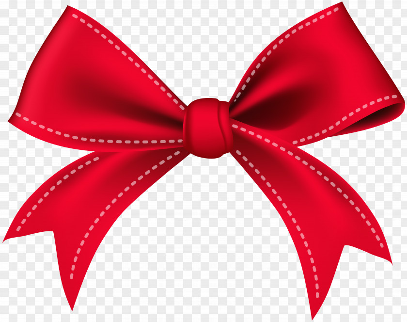 Bow Red Clip Art Image PNG