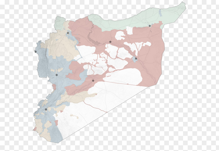 Middle East Map Syrian Civil War Turkey United States 2014 Military Intervention Against ISIS PNG