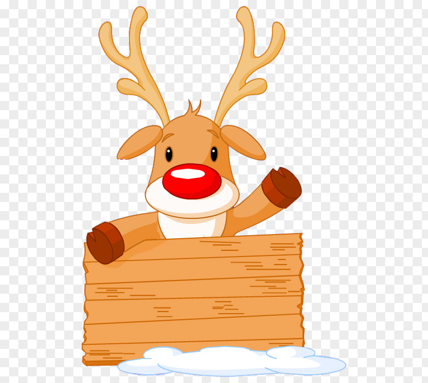 Santa Claus Rudolph Reindeer Clip Art PNG