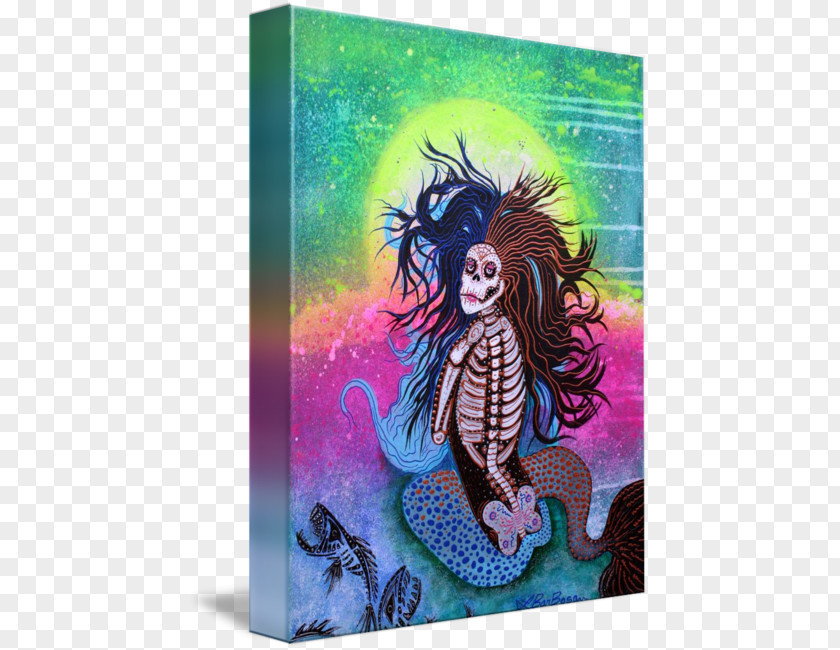 Sea Witch Illustration Witchcraft Painting Art PNG