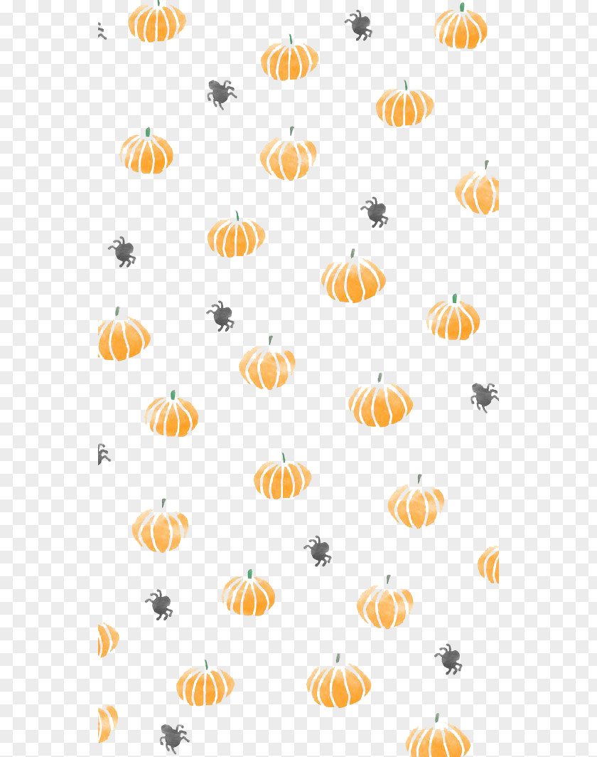 Spider Pumpkin Halloween Wallpaper PNG