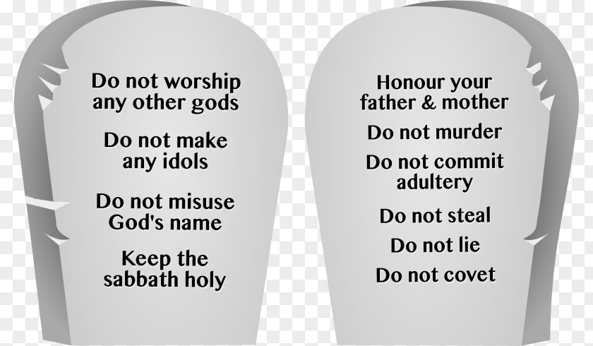 Tablet Moses Receives The Ten Commandments Bible God PNG