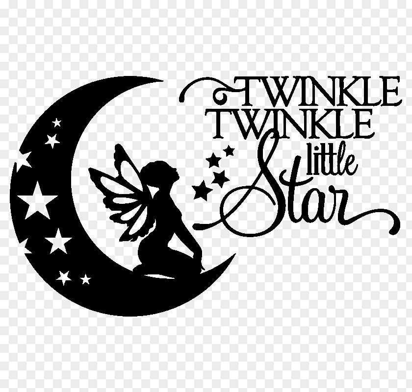 Twinkle Little Star Twinkle, Silhouette Logo Art PNG