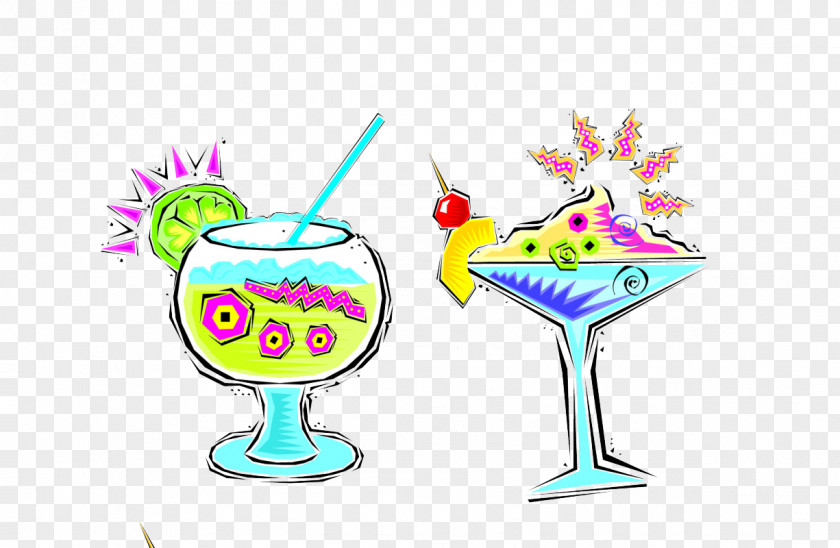 Great Hand-drawn Ice Drink Smoothie Fruit Food PNG