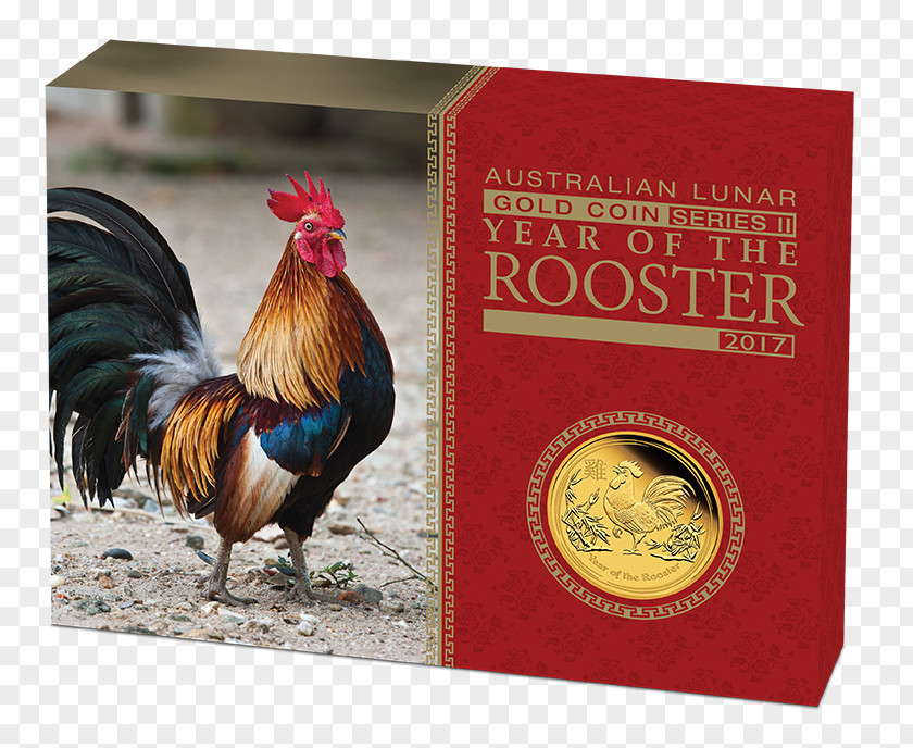 2017 Year Of The Rooster Perth Mint Proof Coinage Gold PNG