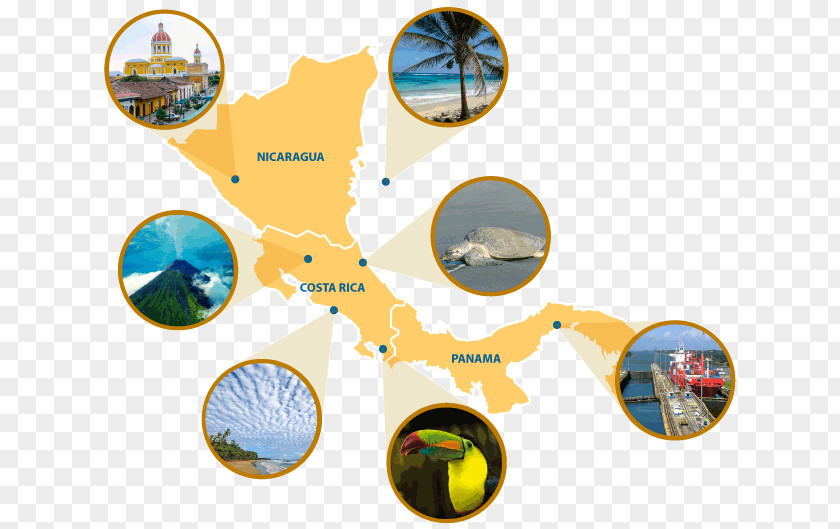 Full Size Costa Rica Travel Nicaragua Gruppenreise Panama PNG