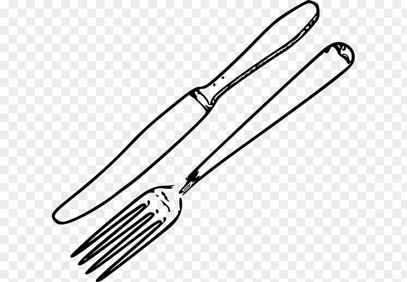 Knife Line Art Gardening Forks Clip PNG