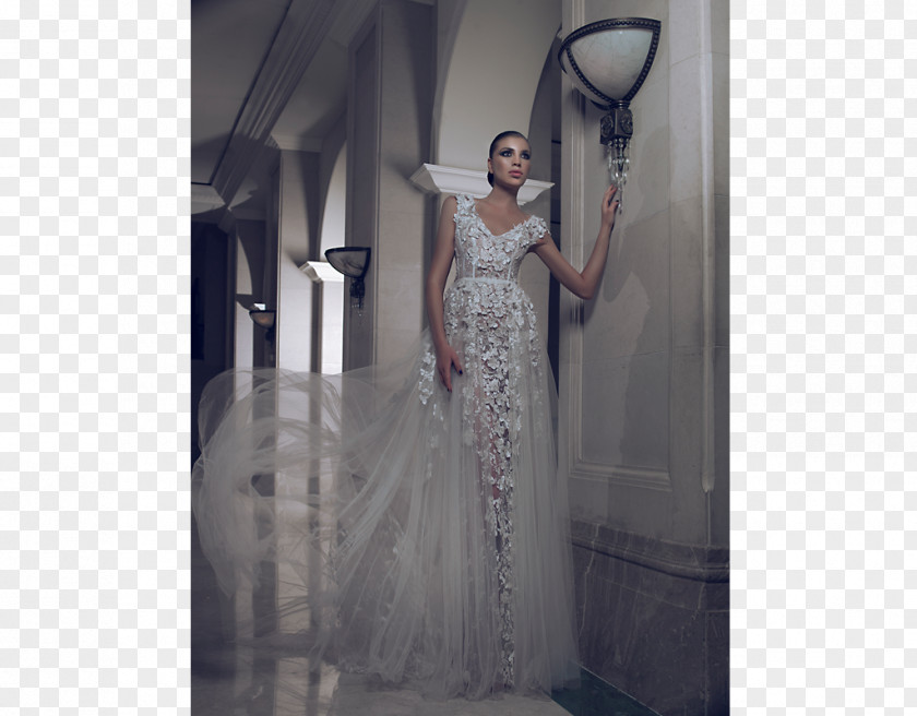 Nordic Fairy Tale Wedding Dress Evening Gown CHARBEL KARAM PNG