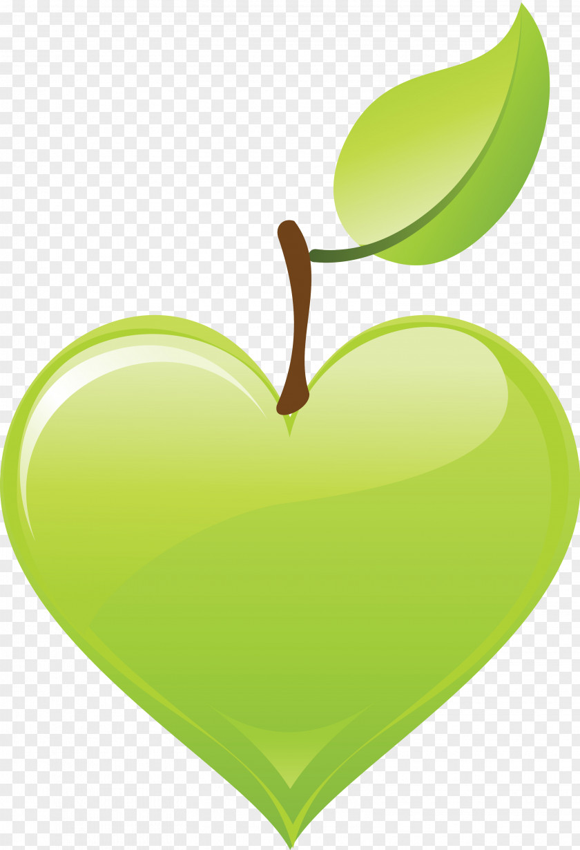Apple Clip Art Image Heart Love PNG