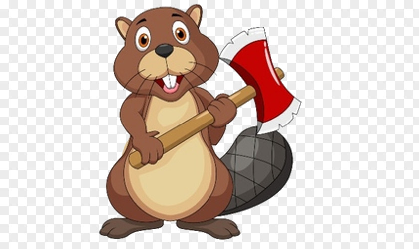 Beaver Cartoon Royalty-free Clip Art PNG