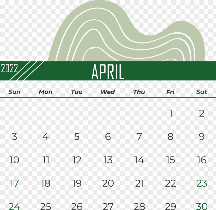 Logo Font Line Calendar Green PNG