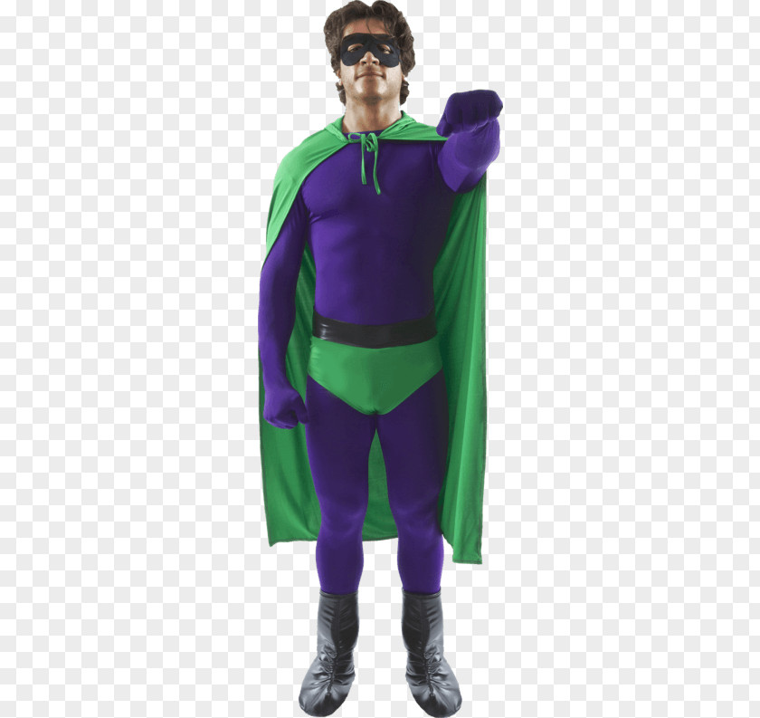 Superhero Cape Costume Purple PNG