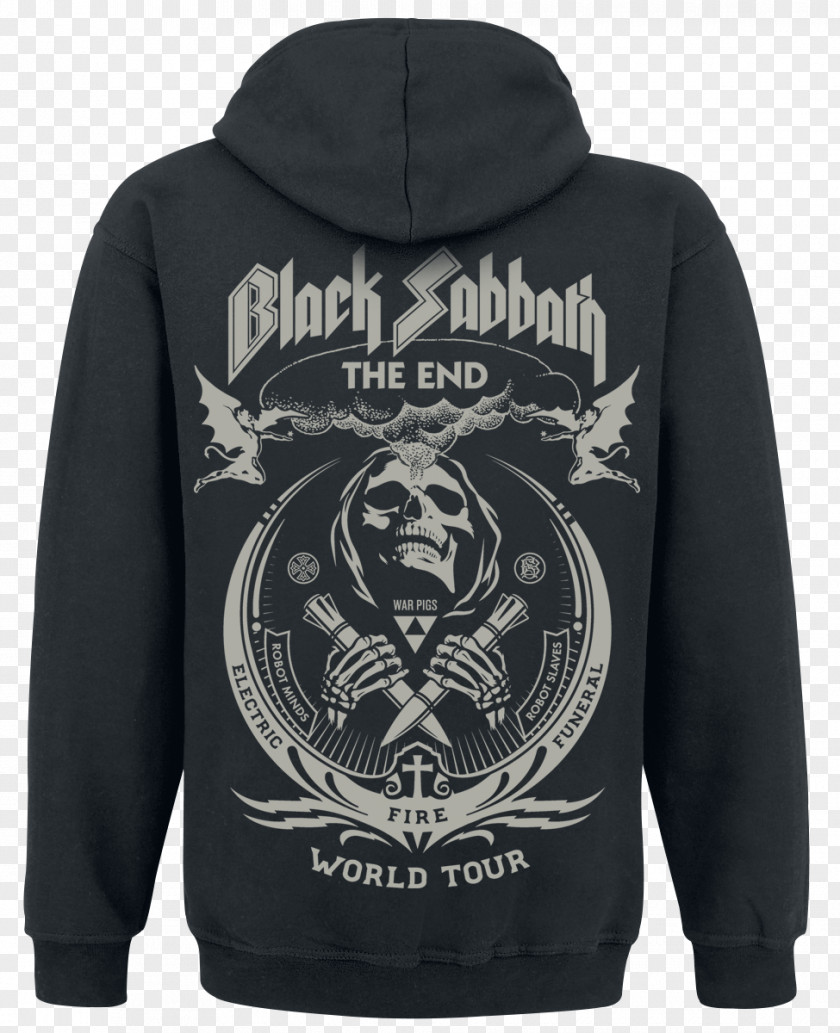 T-shirt Black Sabbath The End: Live In Birmingham Artist PNG