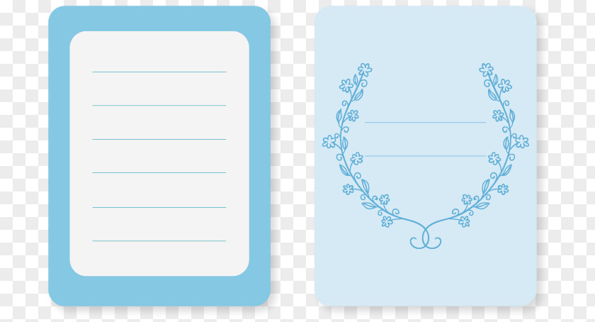 Vector Blue Paper Notes Drawing Notebook Doodle PNG