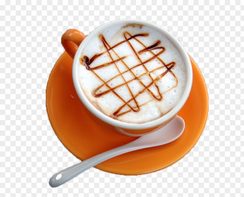 Caramel Macchiato Coffee Cappuccino Latte Caffxe8 Mocha PNG