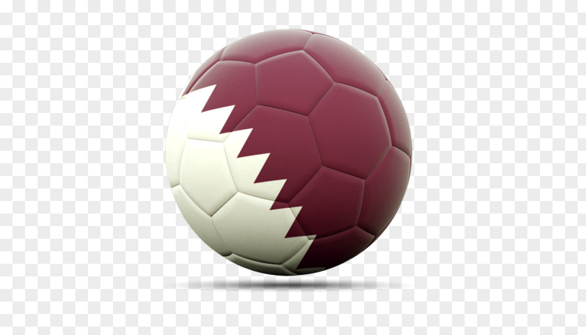 Football Flag Of Qatar National PNG