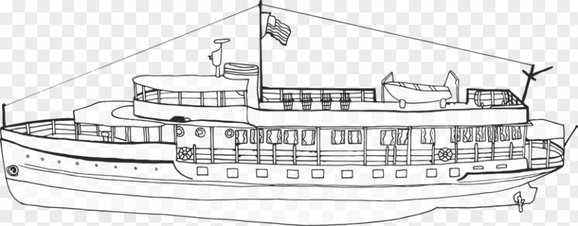 Lyndon Baines Johnson Day Sailing Ship Water Transportation Boating Line Art PNG