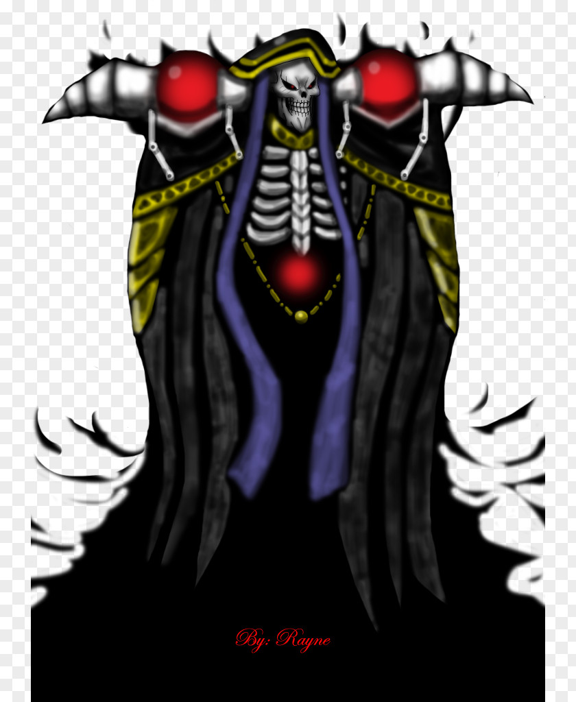 Overlord Fan Art Drawing Gown PNG