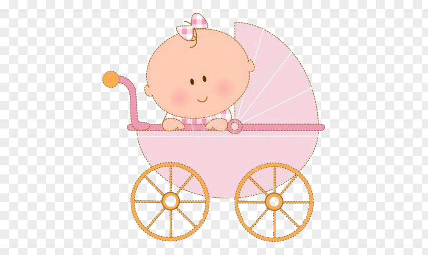 Infant Girl PNG , The baby in the car, on stroller clipart PNG