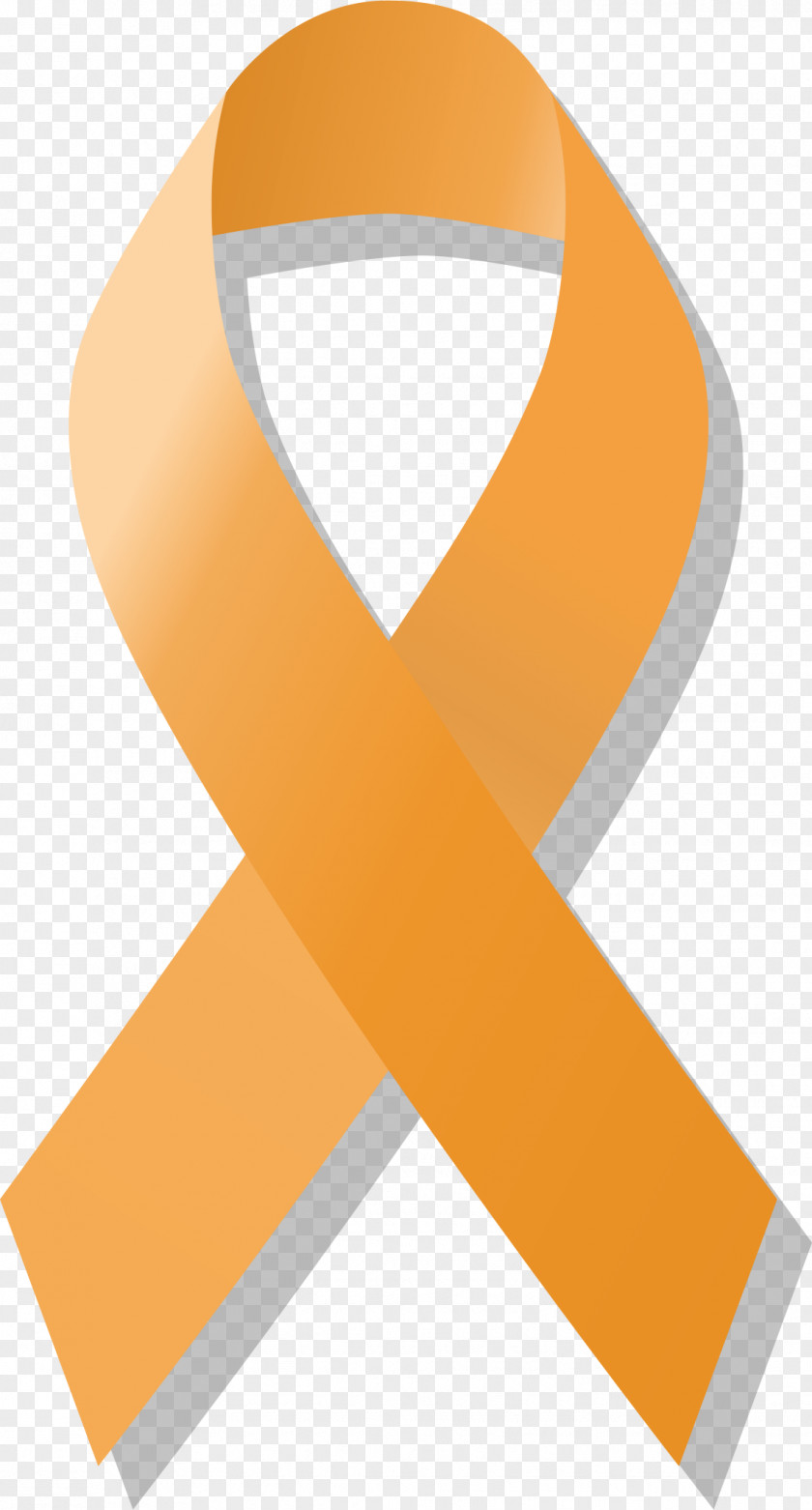 Orange Ribbon Purple Awareness PNG