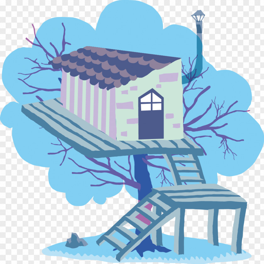 Vector Stairs House Euclidean Cartoon Illustration PNG