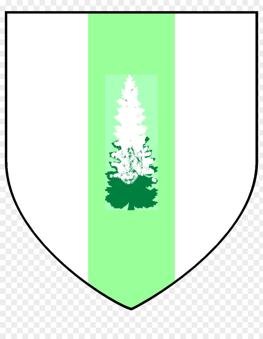 Green Coat Of Arms Bordure Vert Conifers PNG