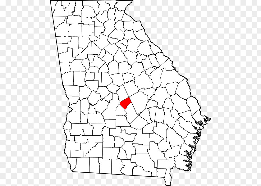 Map Crawford County, Georgia Ware Walton County Lincoln Dade PNG