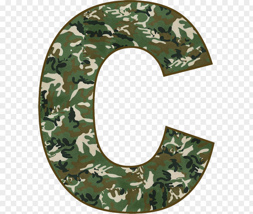 Military Clip Art Camouflage Letter Alphabet PNG