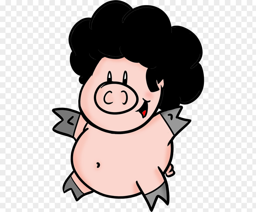 Pig Birthday Cake Afro Clip Art PNG