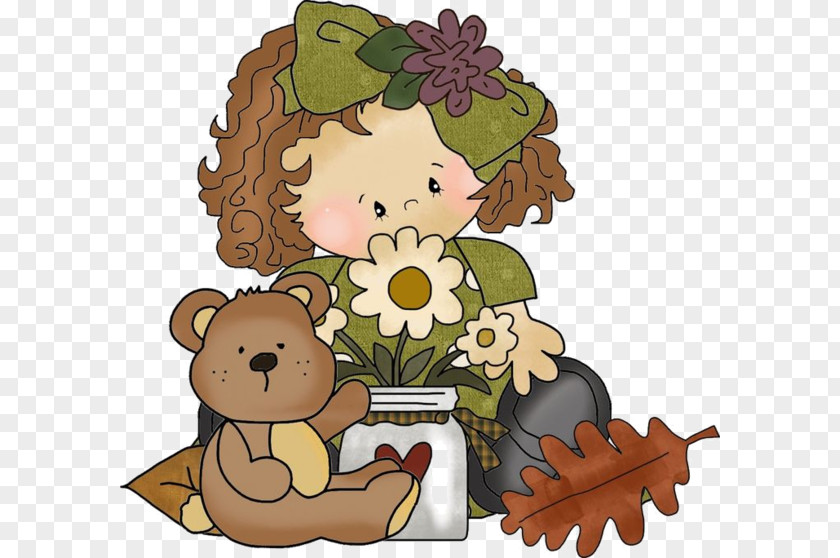 Children And Bears Bear Autumn Thanksgiving Clip Art PNG