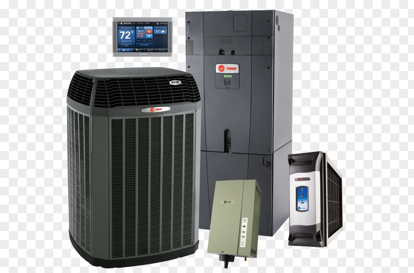 Furnace Trane HVAC Air Conditioning Heating System PNG