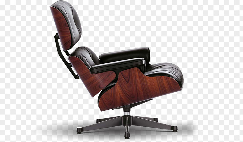 Chair Eames Lounge Charles And Ray Vitra Foot Rests PNG