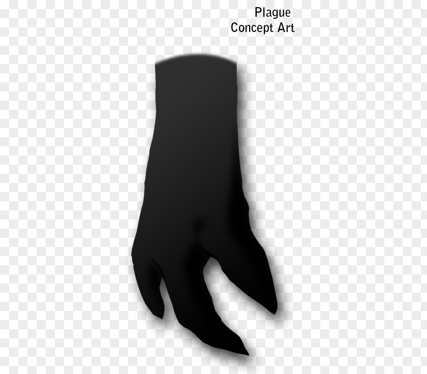 Hand Man Black White Silhouette PNG