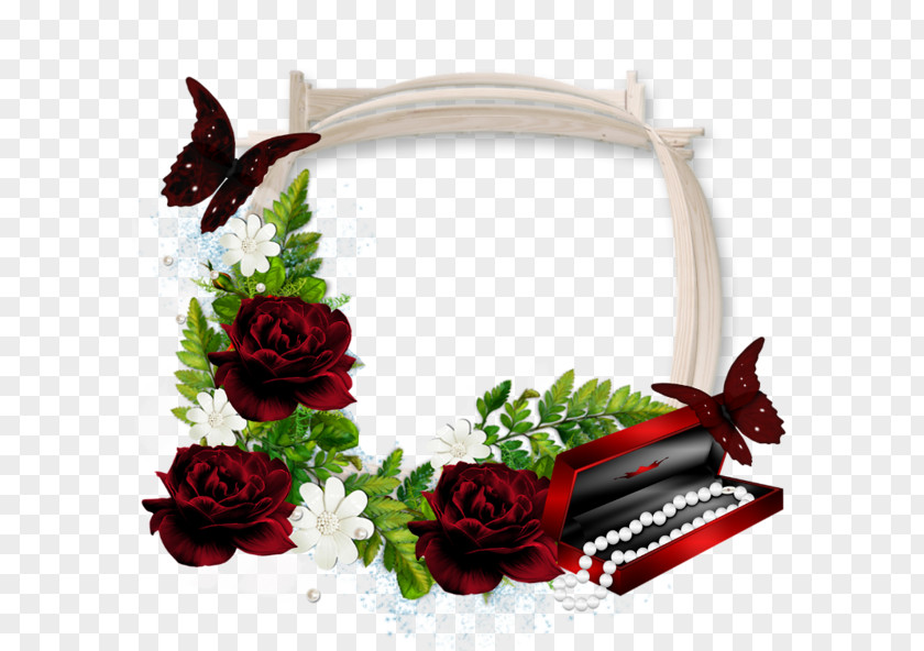 Red Frames Picture Garden Roses Photography PNG