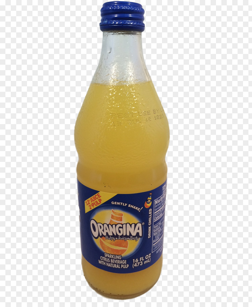 Drink Orange Soft Glass Bottle Orangina PNG
