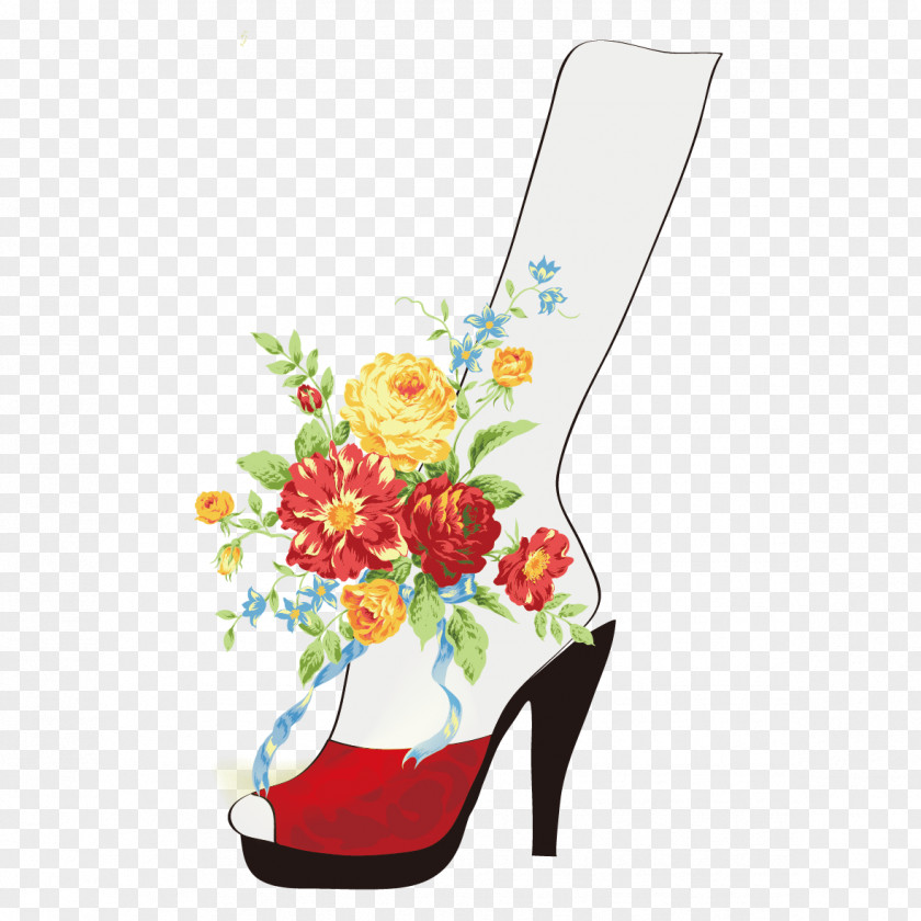 Flowers And Shoes Flower Bouquet Stock Photography Clip Art PNG