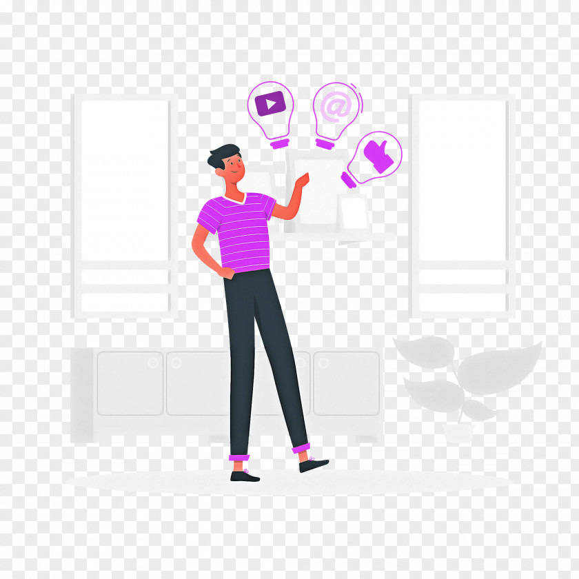 Idea Blog Cartoon Drawing Flat Design PNG