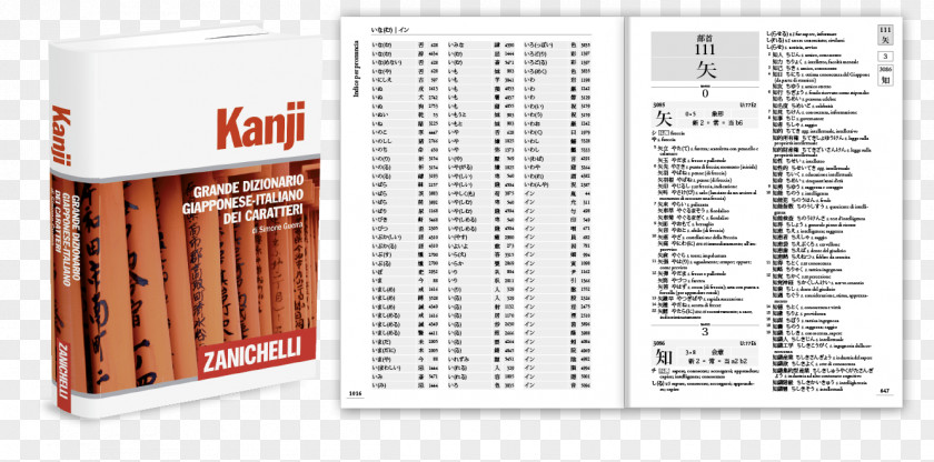 Japanese Kanji. Grande Dizionario Giapponese-italiano Dei Caratteri Dictionary Font PNG
