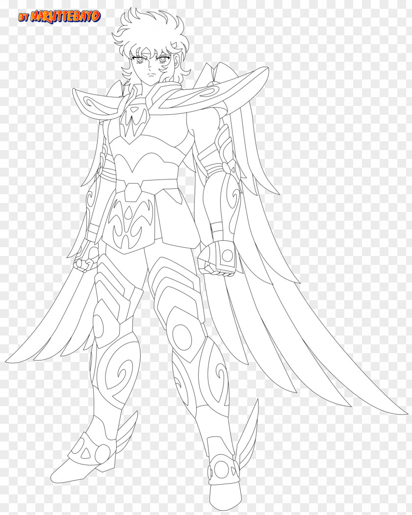 Line Art Character Sketch PNG
