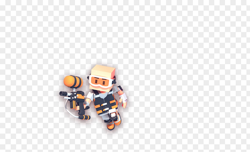 Paintball Splash Figurine PNG